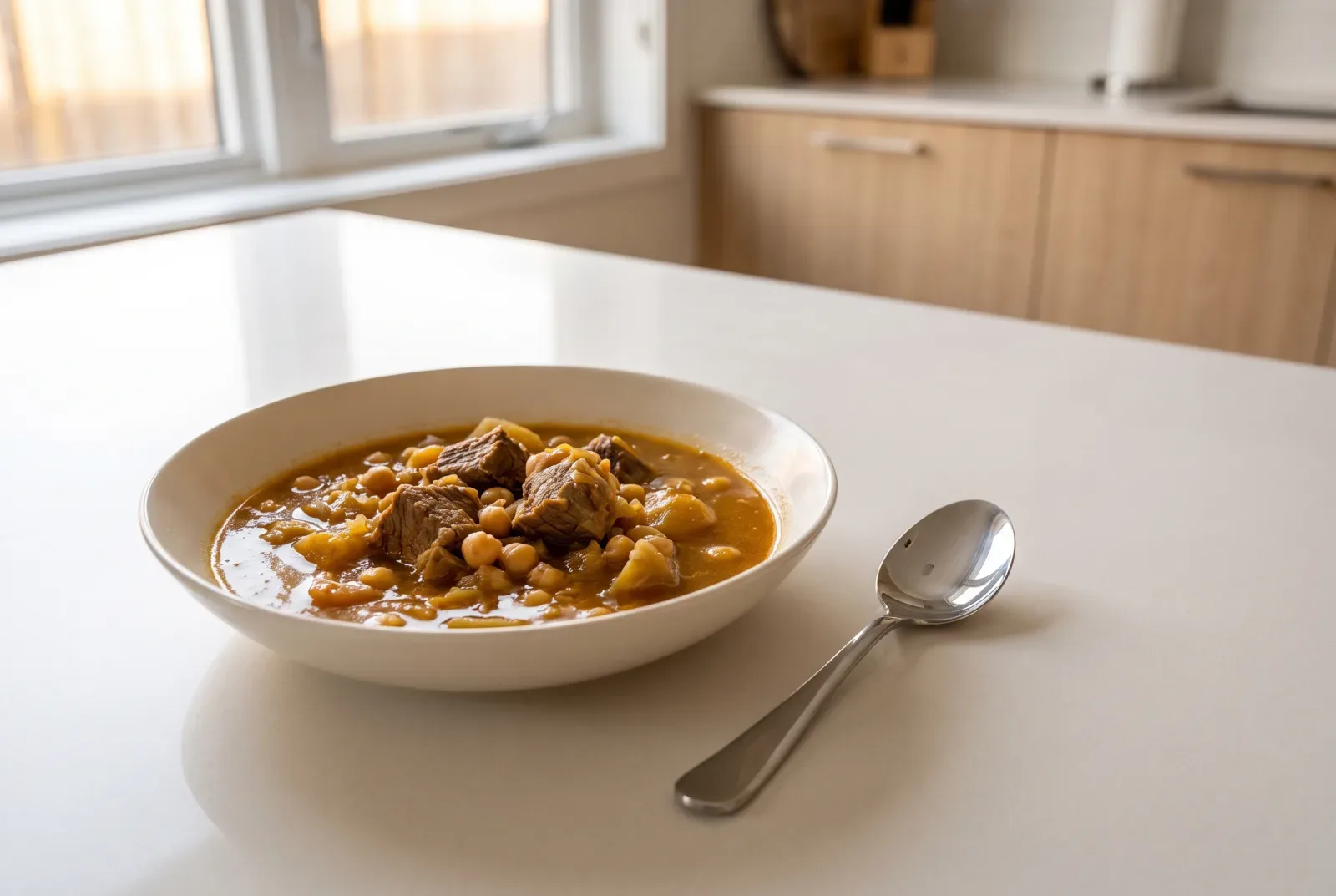 Saudi-Style Lamb Marqouqa | Pressure-Cooked Stew with Flatbread