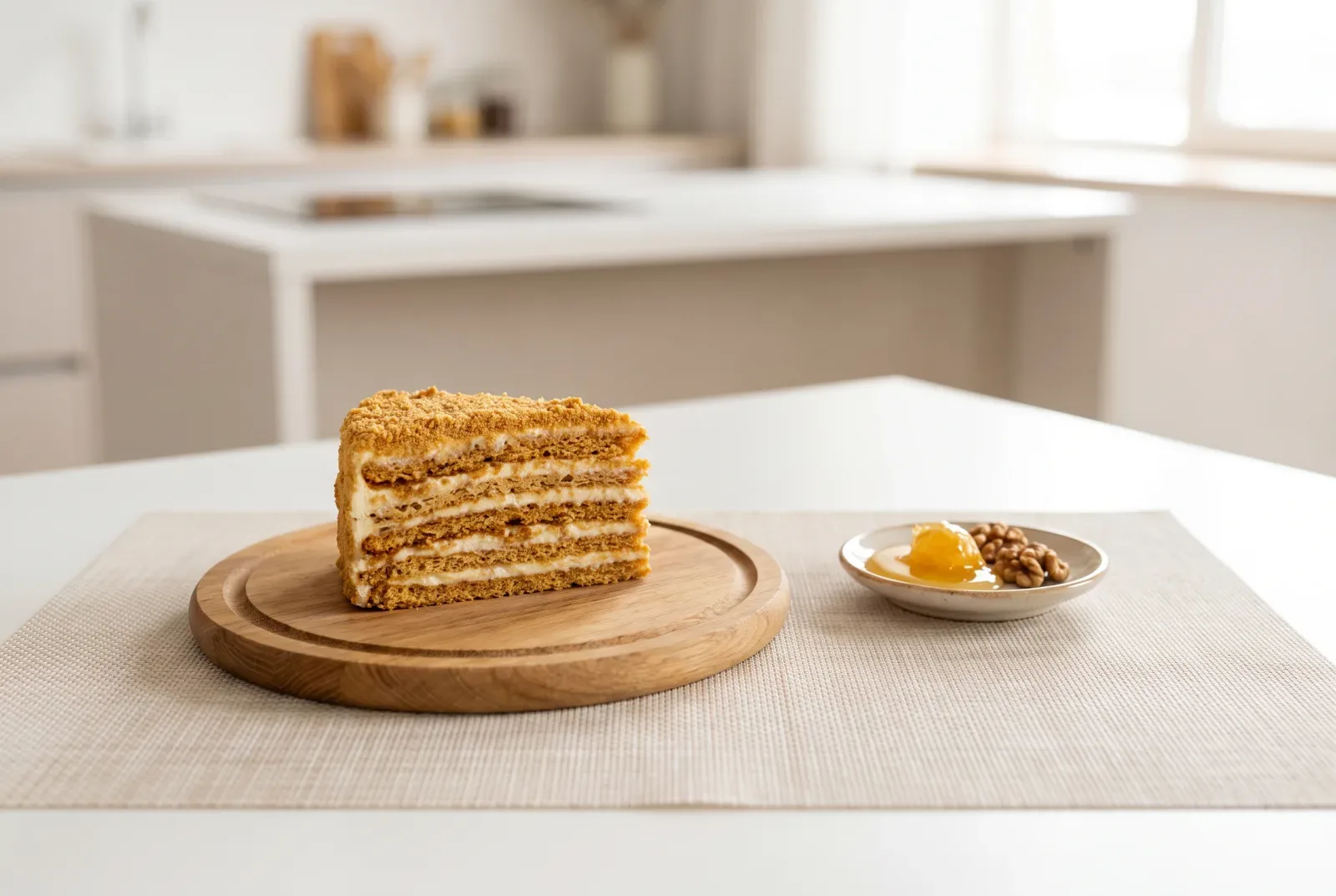 Medovik | Uzbek-Style Layered Honey Cake