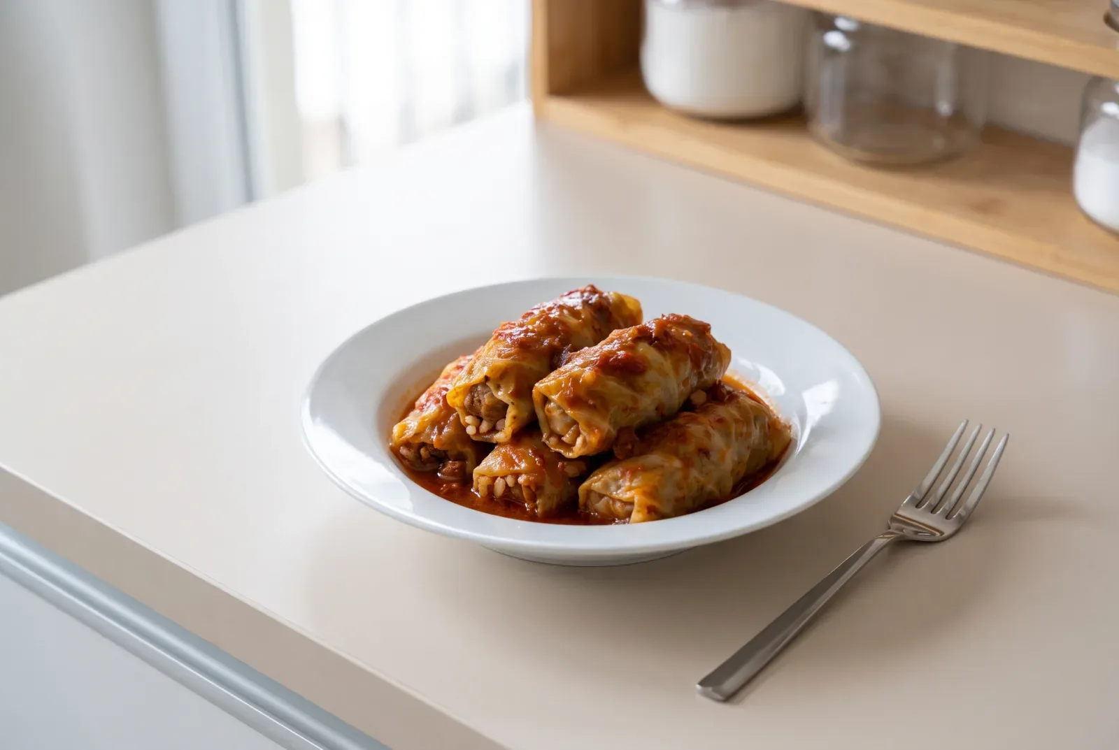 Uzbek-Style Spiced Cabbage Rolls — Pressure-Cooker Method