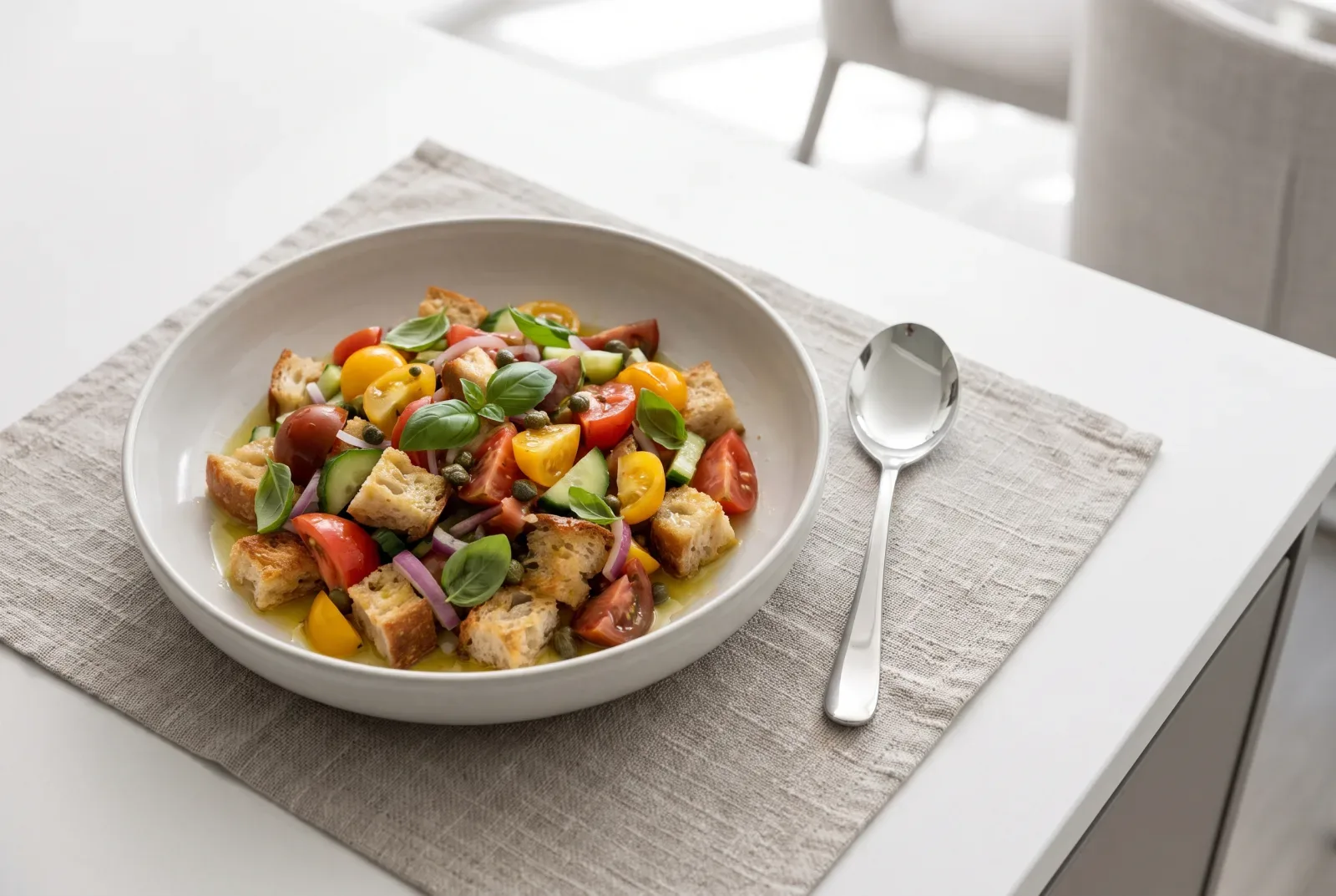 Panzanella | Italian Bread and Tomato Salad