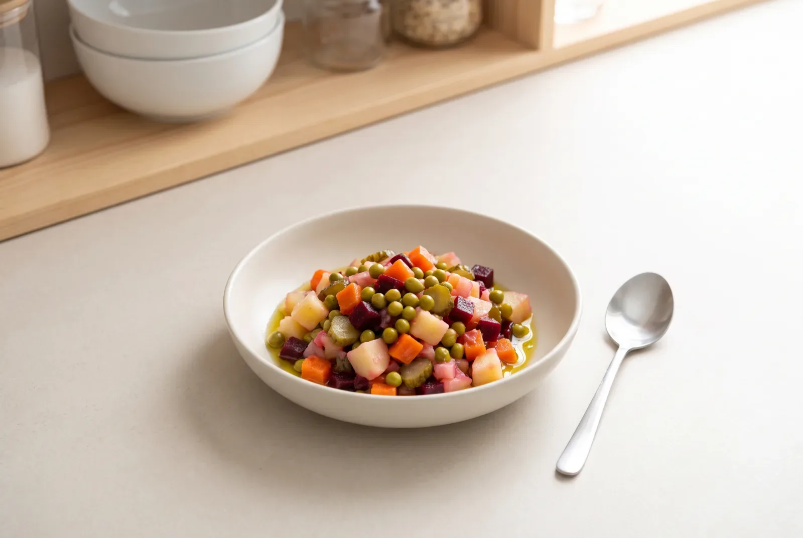 Vinegret | Ukrainian Winter Salad with Beets and Pickles
