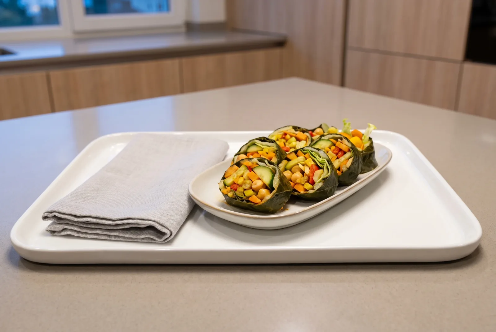 Spicy Atchar Lettuce Wraps | South African-Inspired