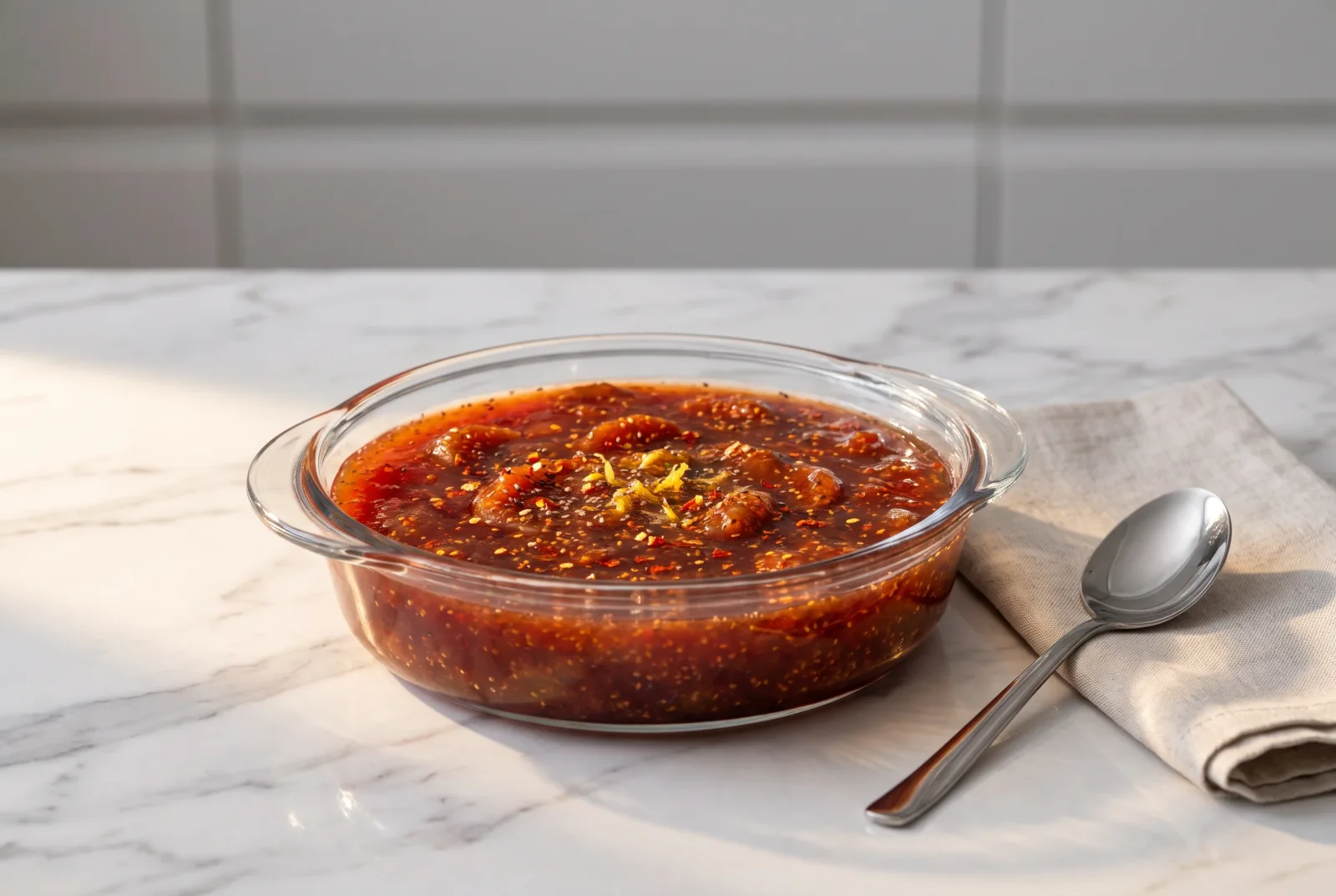 Spicy Fig Preserves | No-Cook, No-Added-Sugar Chia Jam