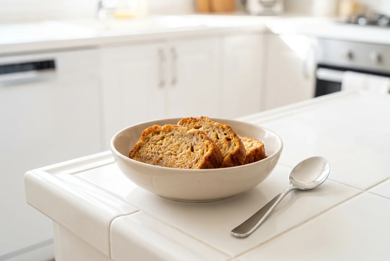 Air Fryer Banana Bread Slices | Malaysian-Style Breakfast Treat