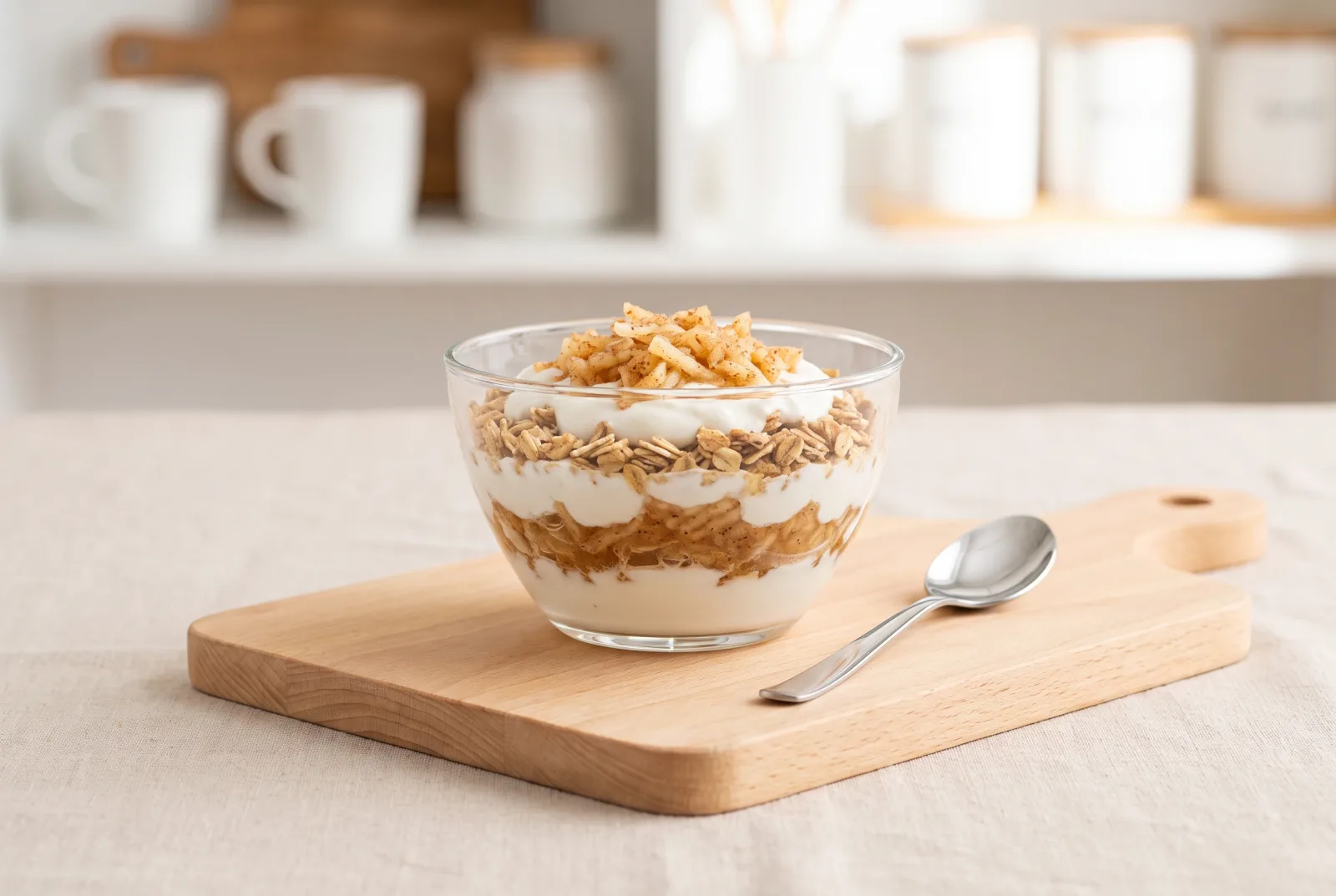 Apple Oat Parfait | Irish-Style No-Bake Layered Dessert