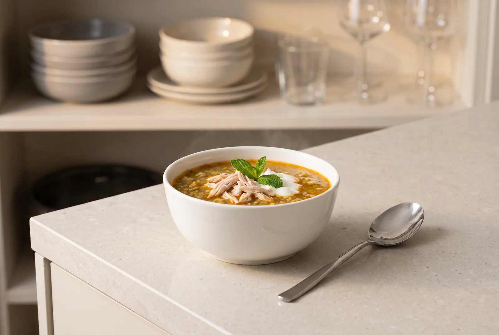 Firik Soup | Southeastern Turkish Whole-Grain Breakfast Soup