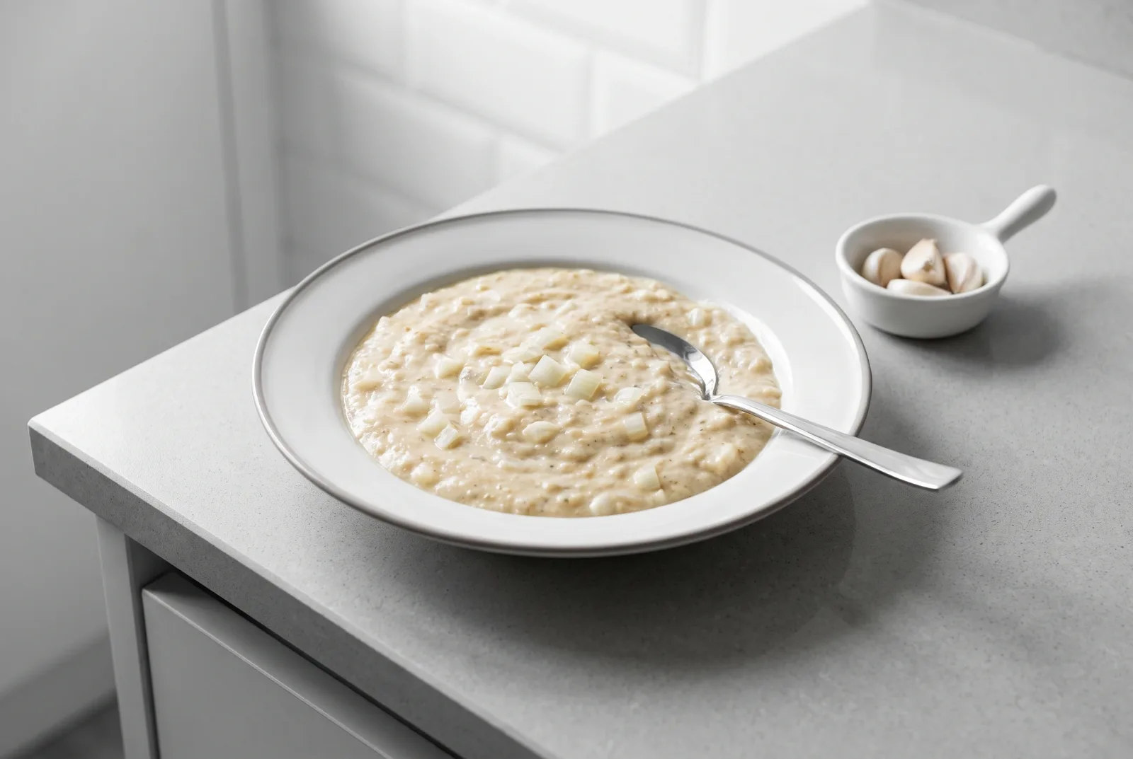 English Bread Sauce with Whole-wheat Breadcrumbs (Sugar-Free)