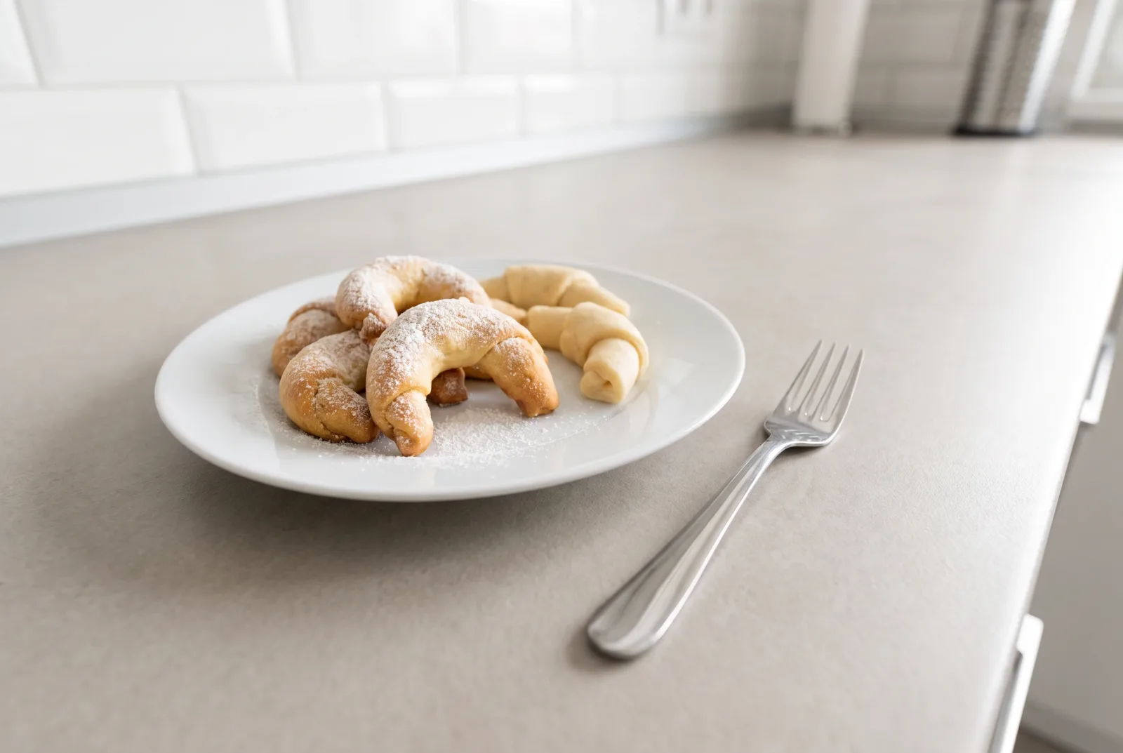 Kiflice | Balkan-Style Whole-Grain Walnut-Free Crescent Cookies