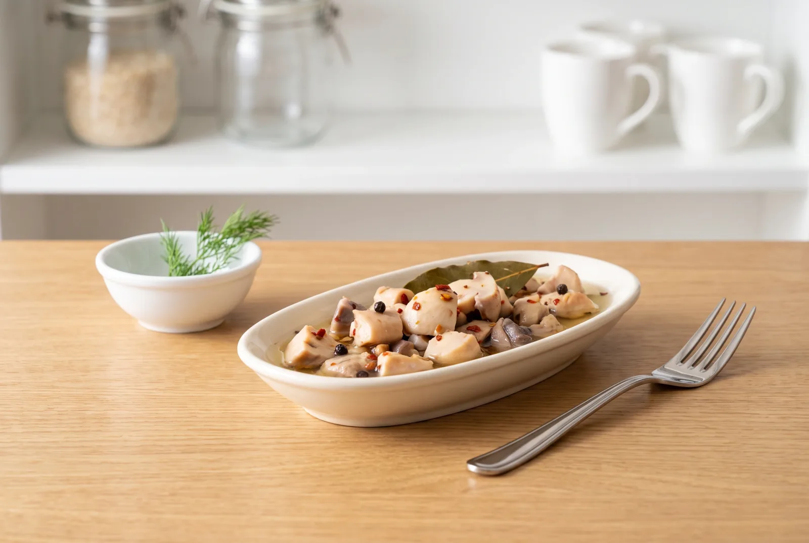 Russian-Style Marinated Mushrooms | Vinegar-Pickled Cold Appetizer