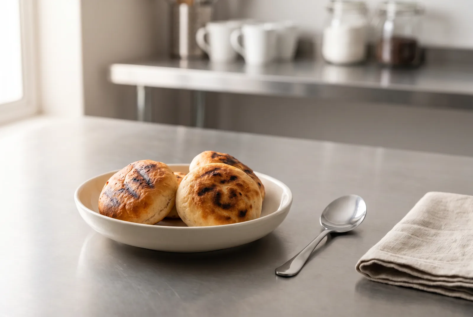 Roosterkoek | South African bread cooked on the barbecue
