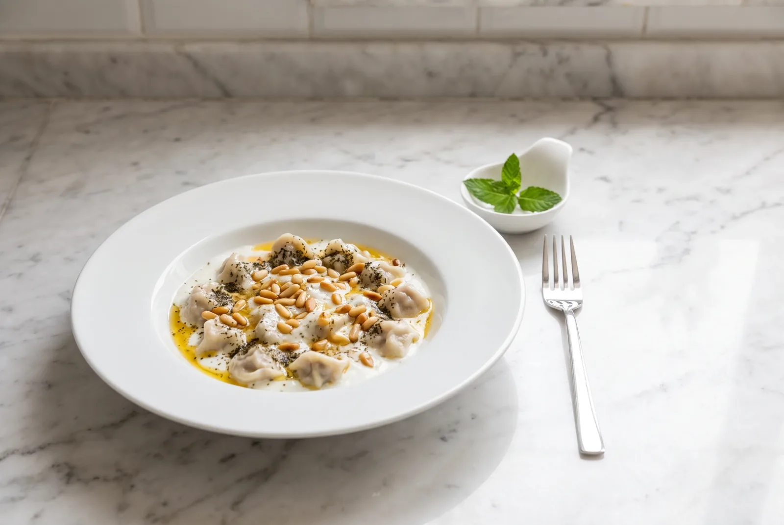 Shishbarak | Syrian Dumplings in Yogurt Soup