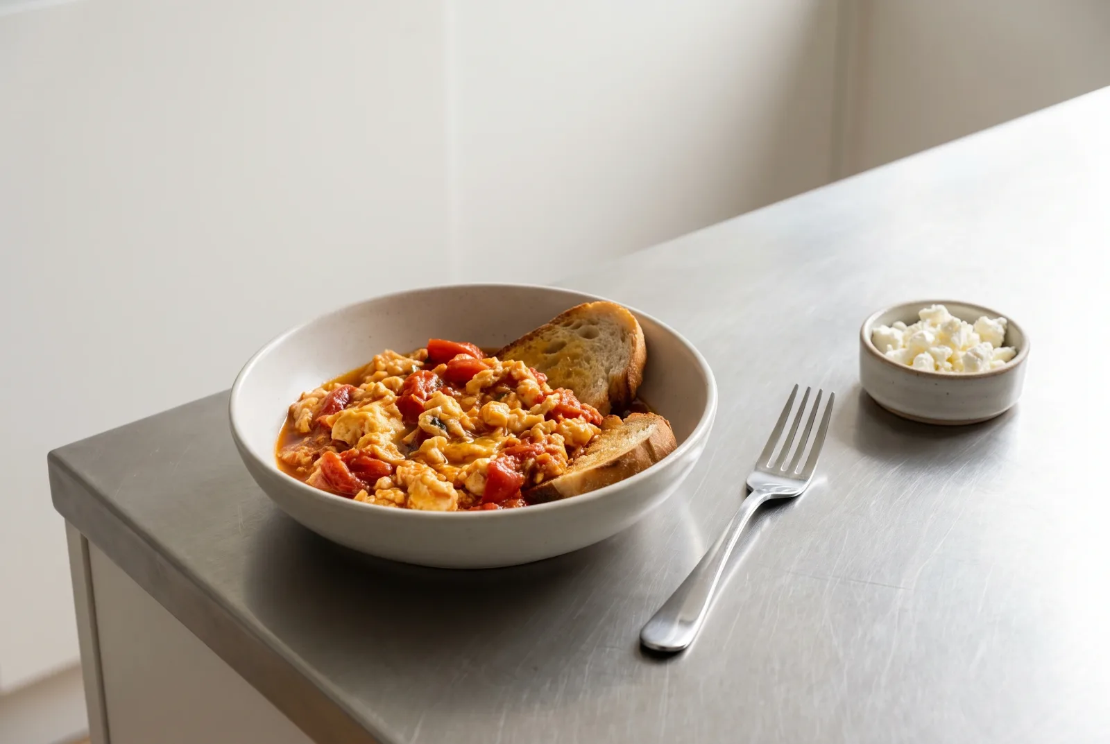 Strapatsada | Greek Tomato Scrambled Eggs
