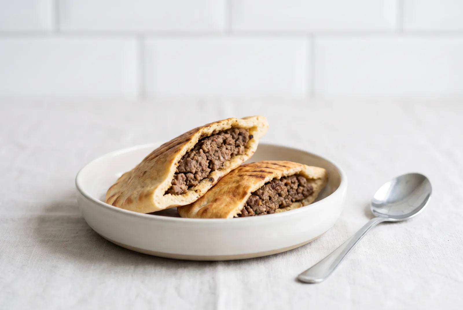 Arayes | Lebanese Grilled Meat-Stuffed Pita Sandwiches