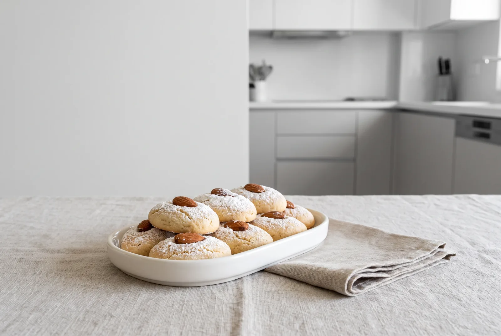 Chinese Almond Cookies — Thin and Crisp, Dairy-Free