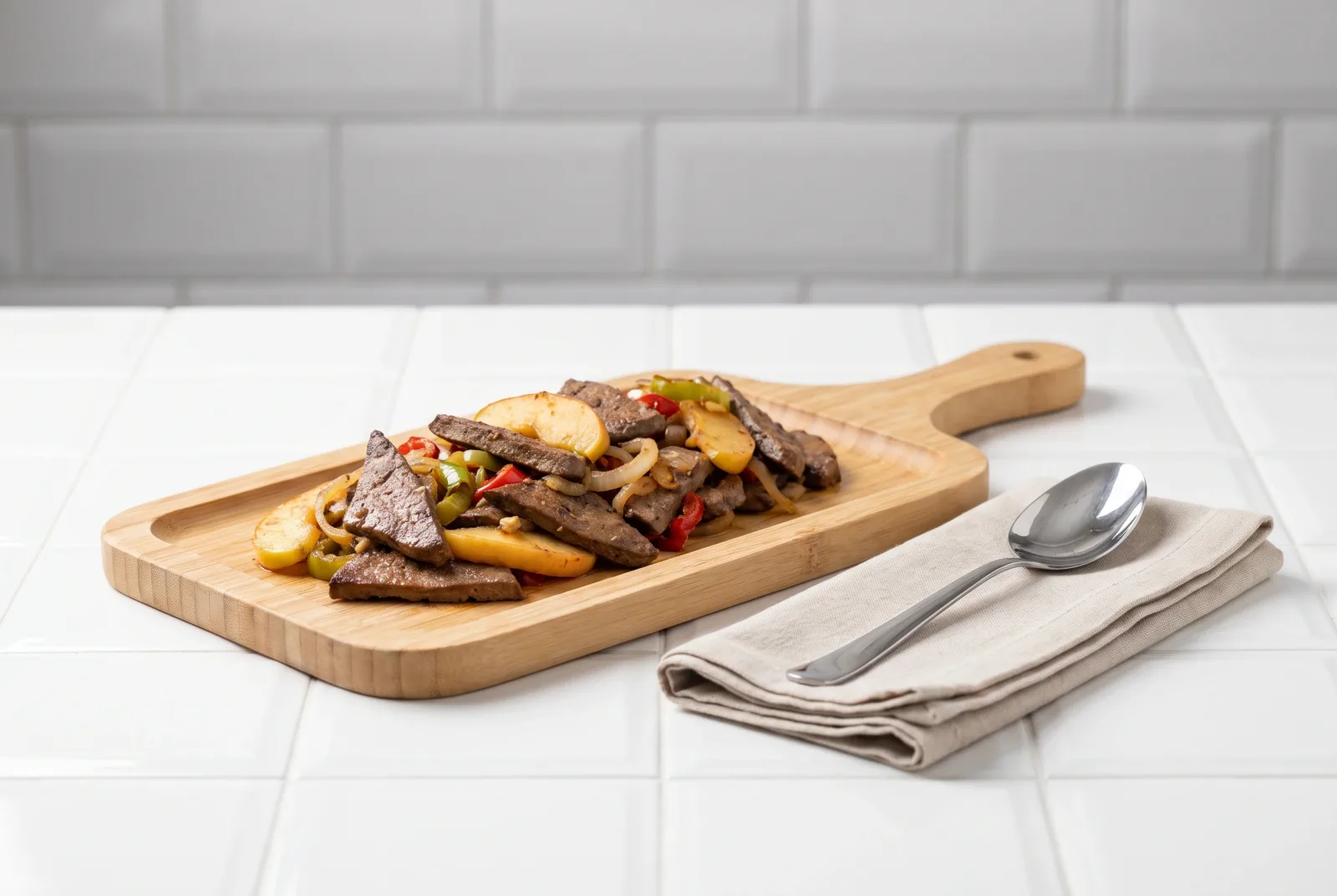 Berlin-Style Beef Liver — Quick Sauté with Apple and Onion