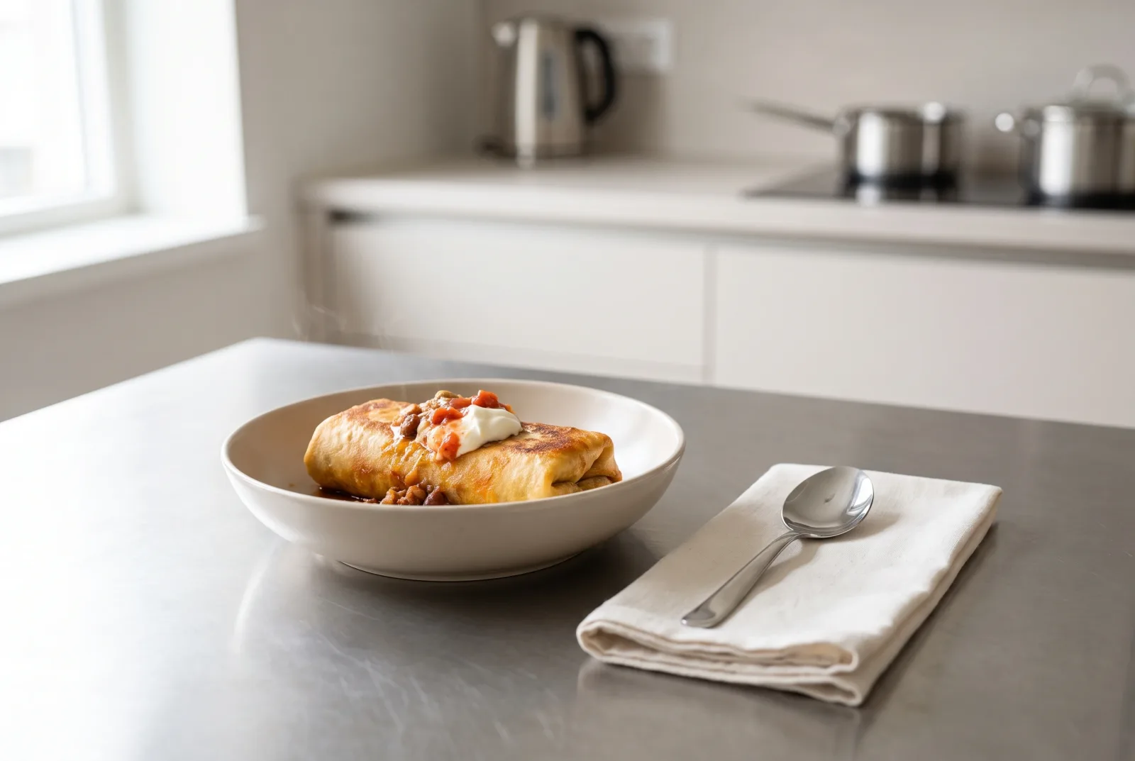 Chimichanga | Mexican-Style Fried Stuffed Meat Tortilla