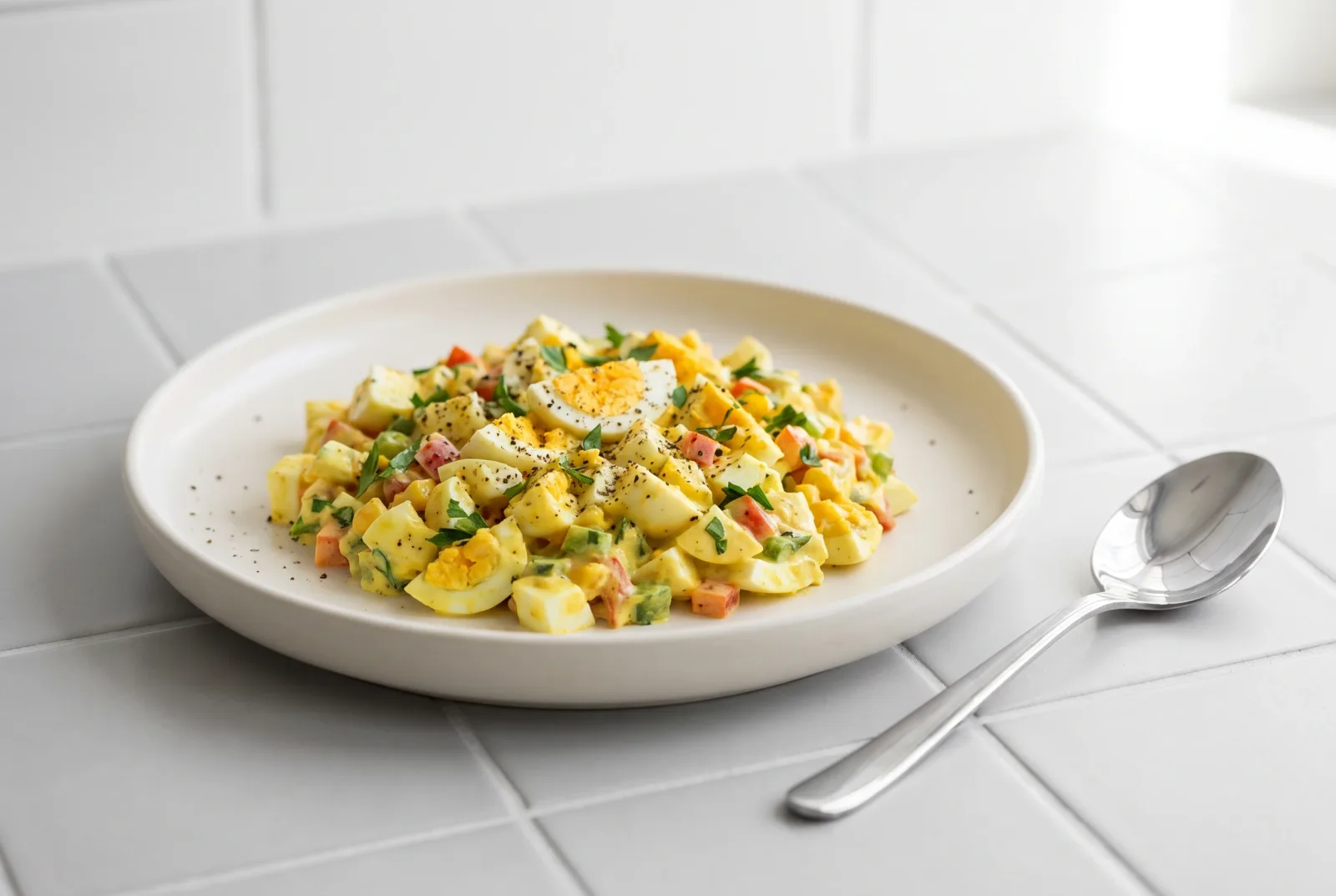 Jamaican Curry Egg Salad | Spiced Island-Style Appetizer