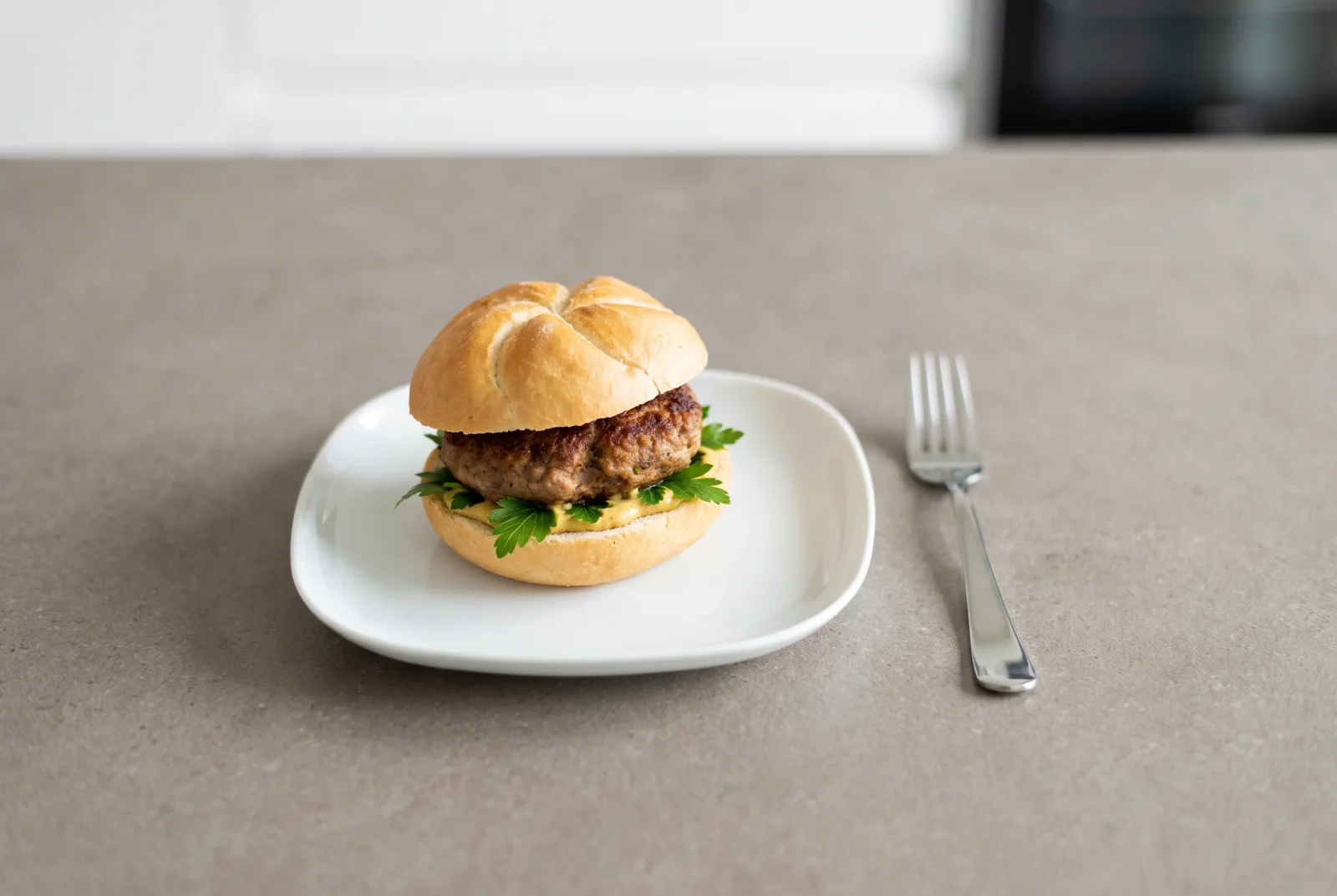 Frikadellen Sandwich | German-Style Ground Beef Patty Sandwich