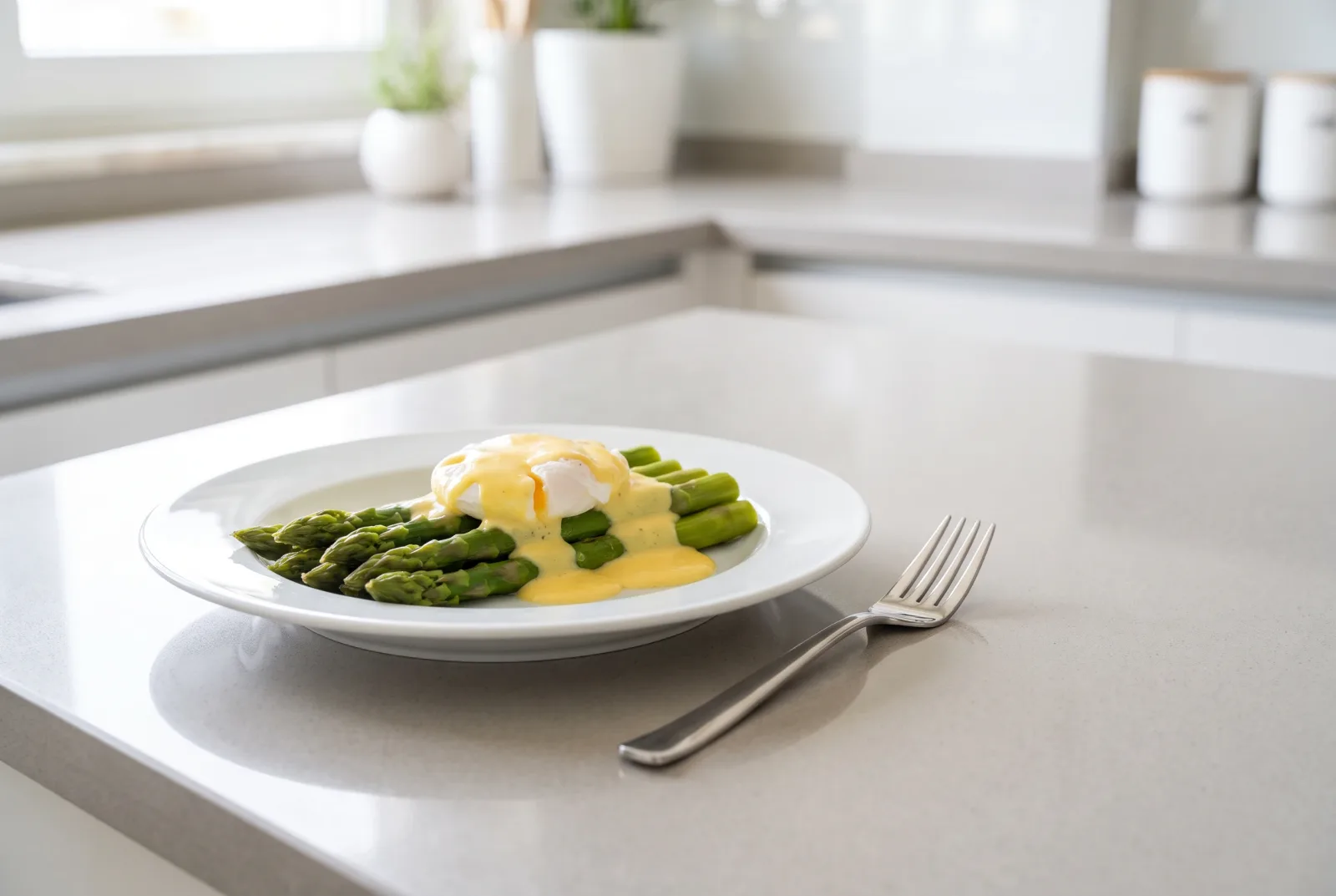 Asparagus with Hollandaise | English Classic with Butter Sauce