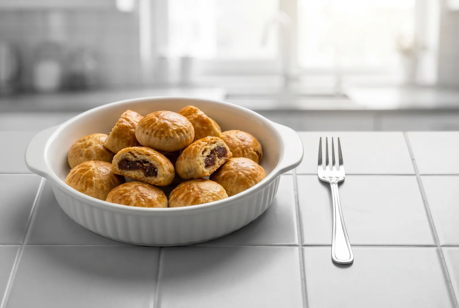 Klecha | Iraqi Holiday Cookies Filled with Dates