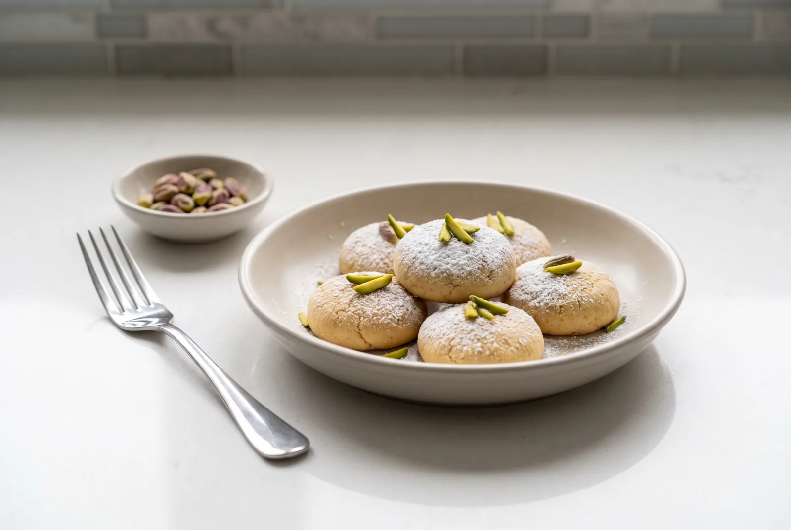 Nan-e Nokhodchi | Iranian Chickpea Flour Cookies