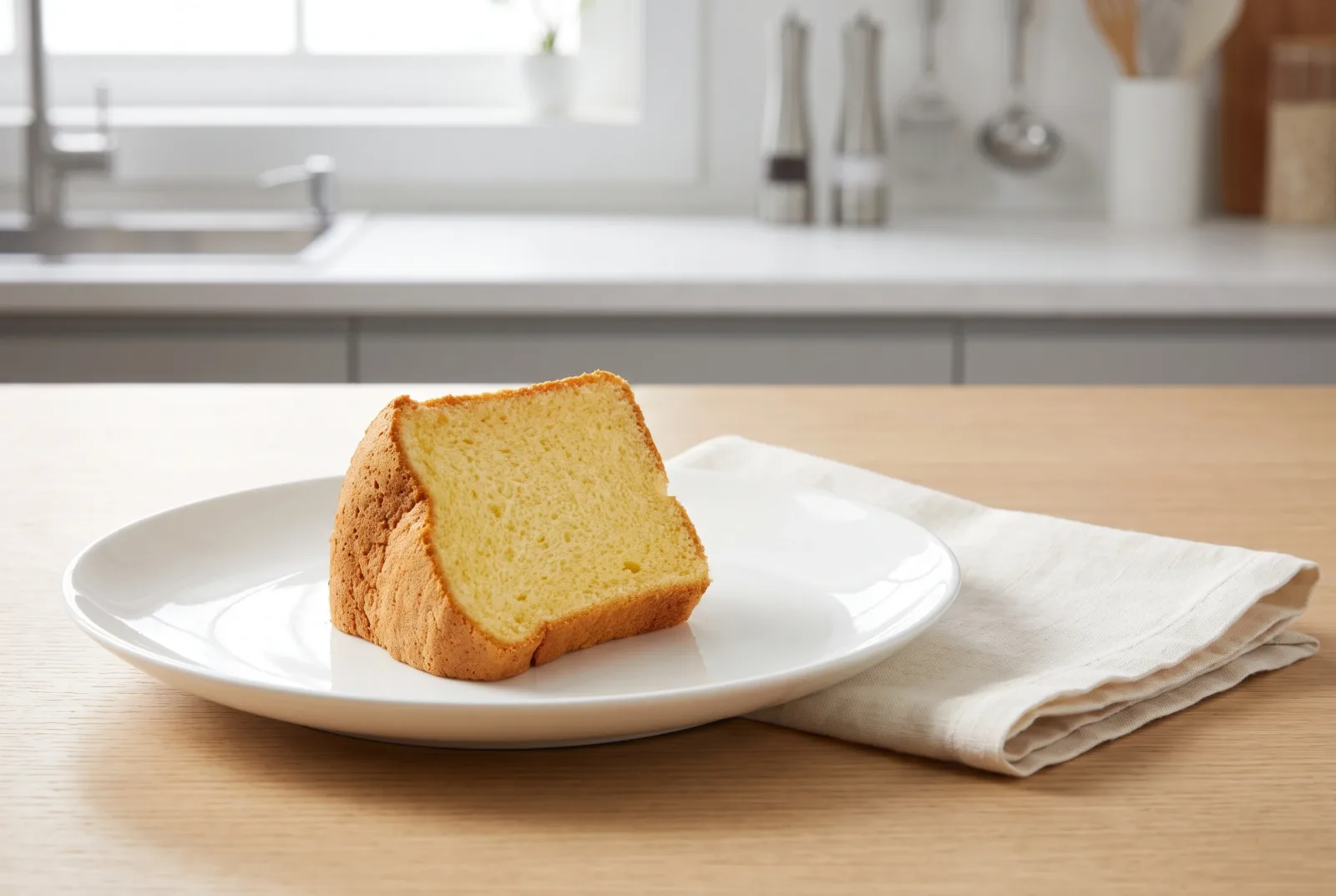 Chiffon Cake | Light-Textured Chinese Cake with Less Sugar