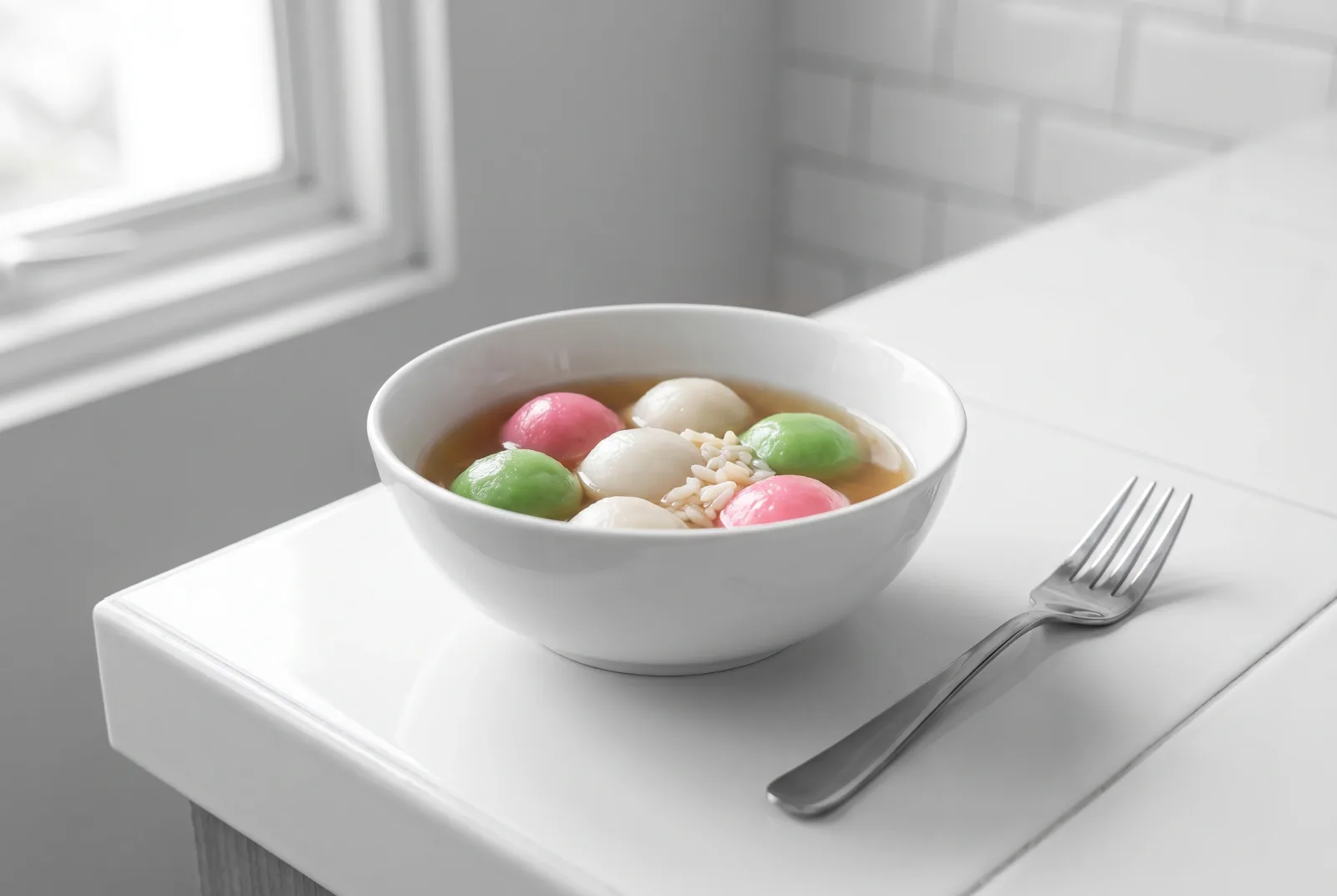 Tang Yuan | Sweet Glutinous Rice Balls with Red Bean Filling