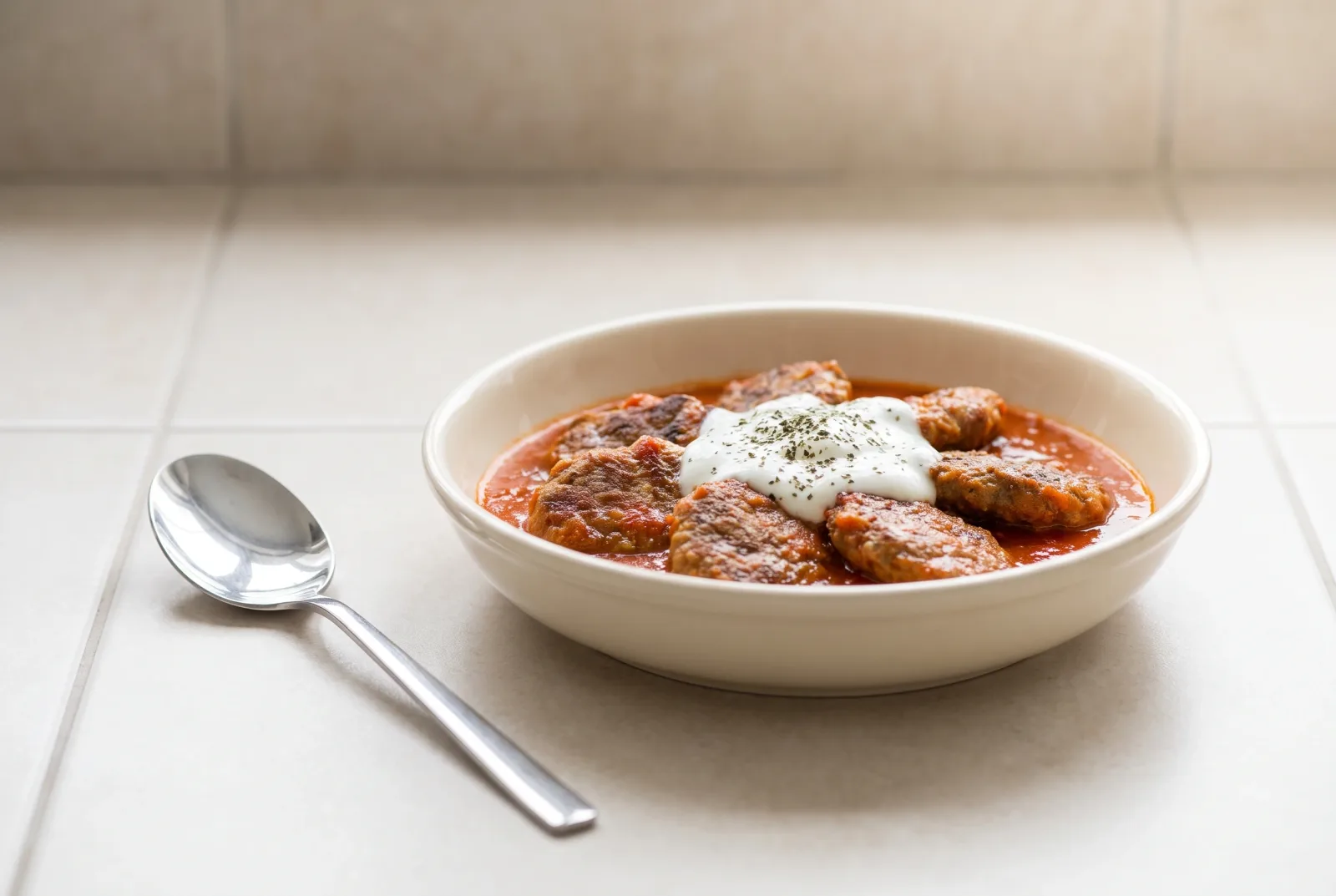 Terlik Köfte | Aegean-Style Thin, Flat Meatballs