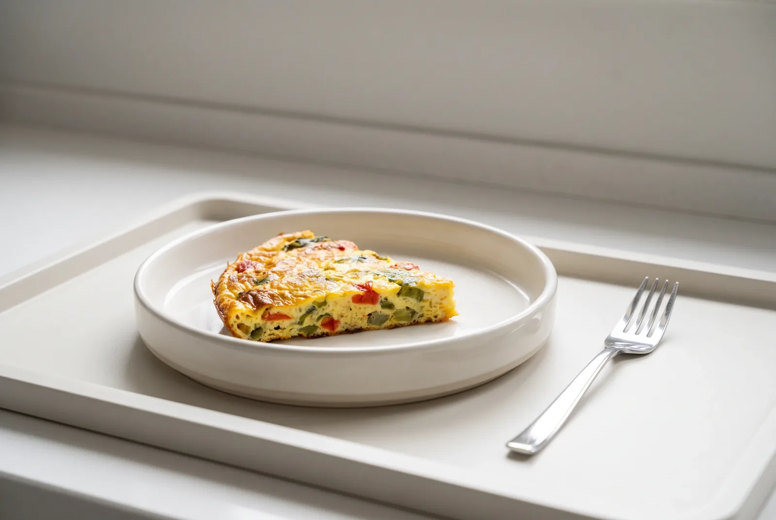 Vegetable and Egg Bake | Sliceable Oven-Baked Vegetables with Olive Oil