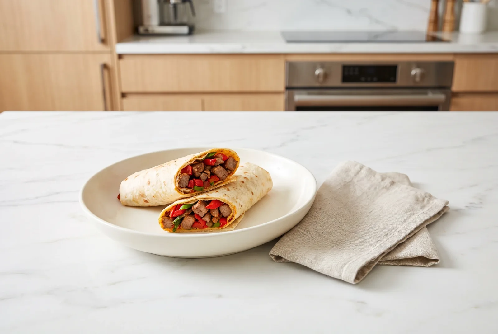 Spicy Beef Wraps | A Flavorful Recipe with Charred Peppers