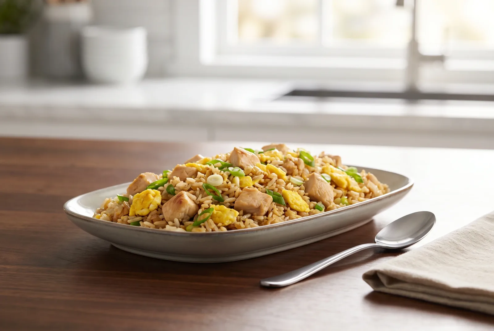 Arroz Chaufa | Peruvian-Style Chinese Chicken Fried Rice