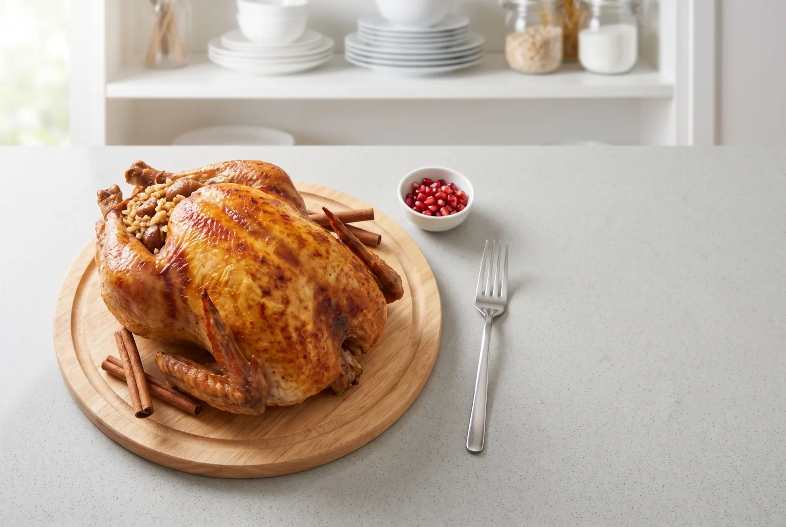 Oven-Roasted Stuffed Turkey with Chestnuts | Homemade Holiday Centerpiece