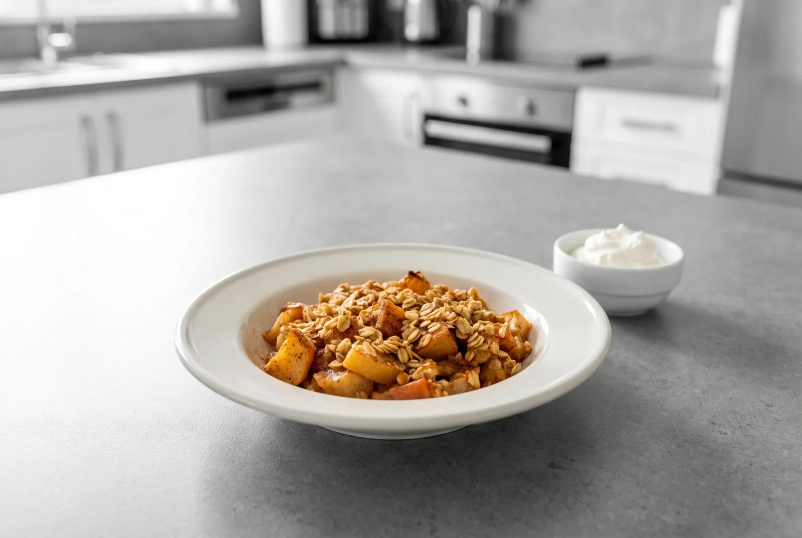 Irish-Style Apple Crumble | Baked Oat and Cinnamon Dessert
