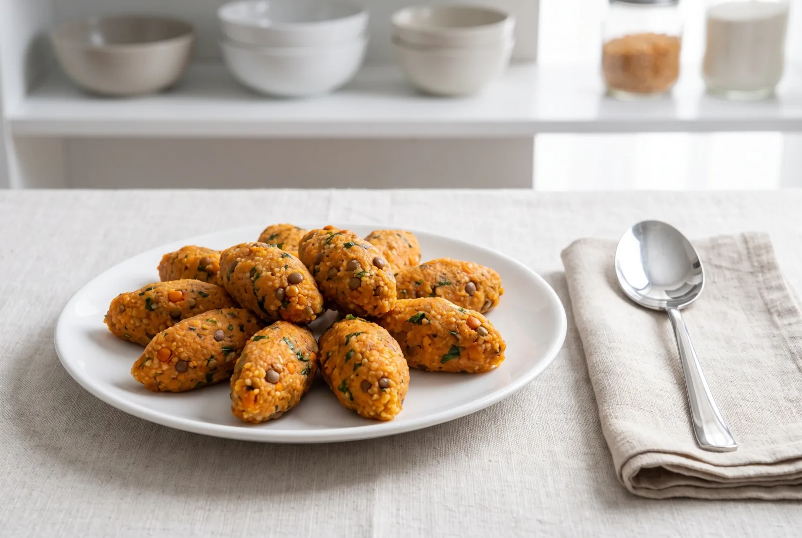 Syrian-Style Lentil and Bulgur Patties | Meatless Cold Snack