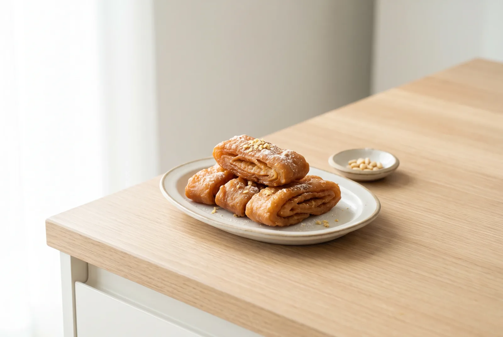 Yakgwa | Korean Whole-Wheat Cookies with Honey Syrup