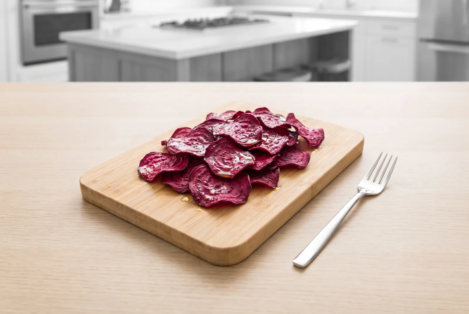 New Zealand-Style Baked Beet Chips | Thin-Sliced, Heart-Friendly Snack