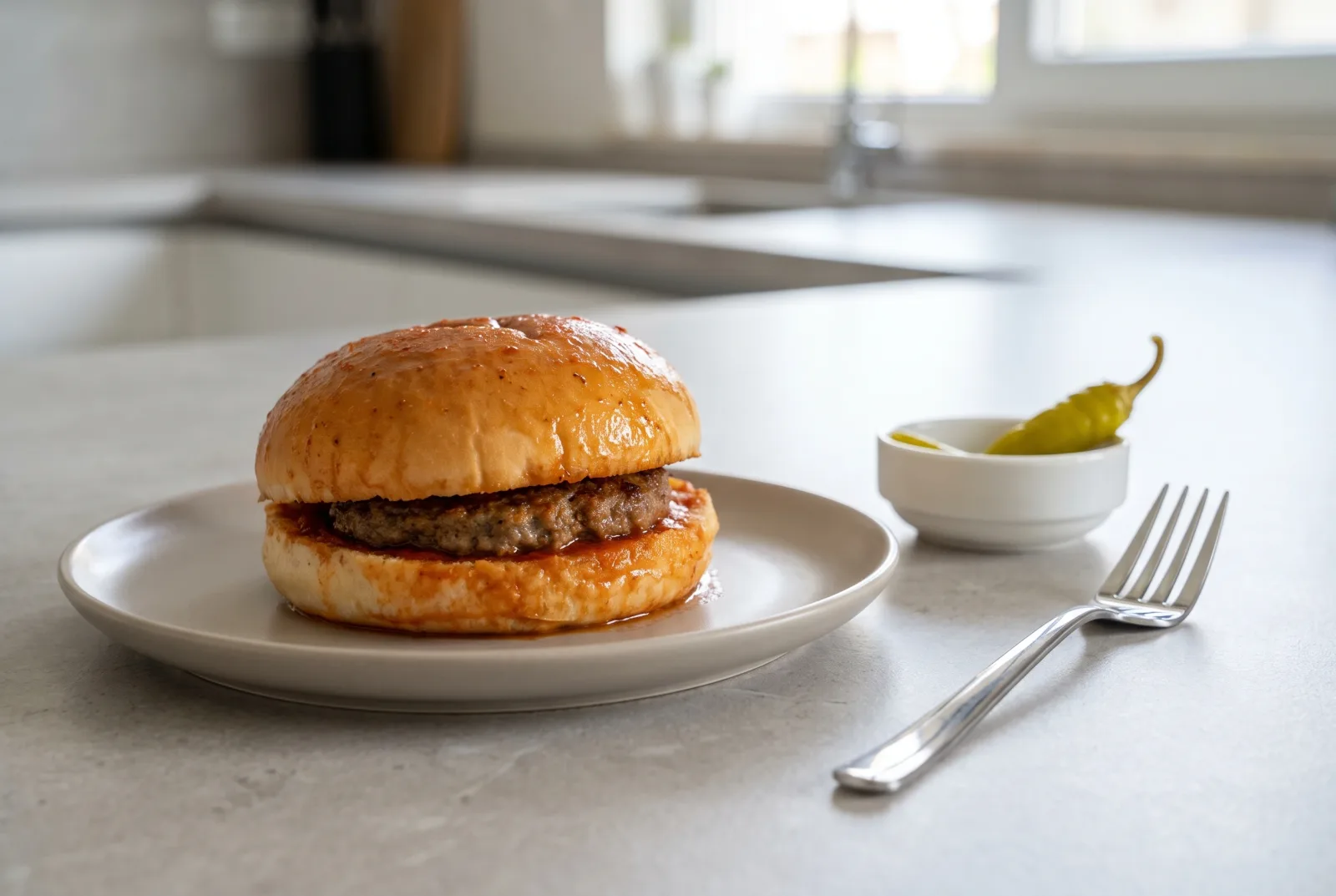 Islak Burger | Istanbul-Style Wet Burger with Saucy Meatballs
