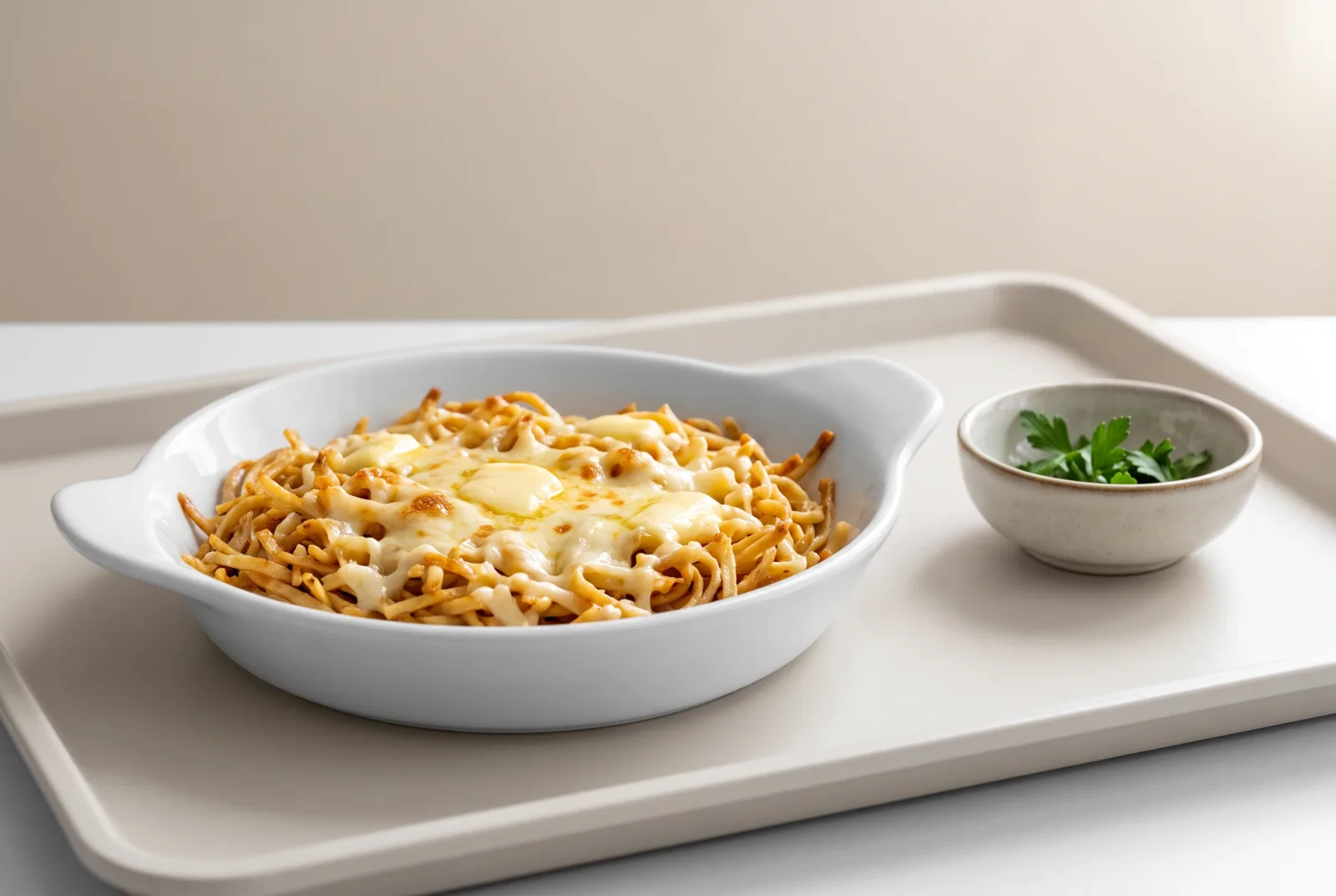 Butter-Toasted Noodles with Turkish Semi-Hard Cheese