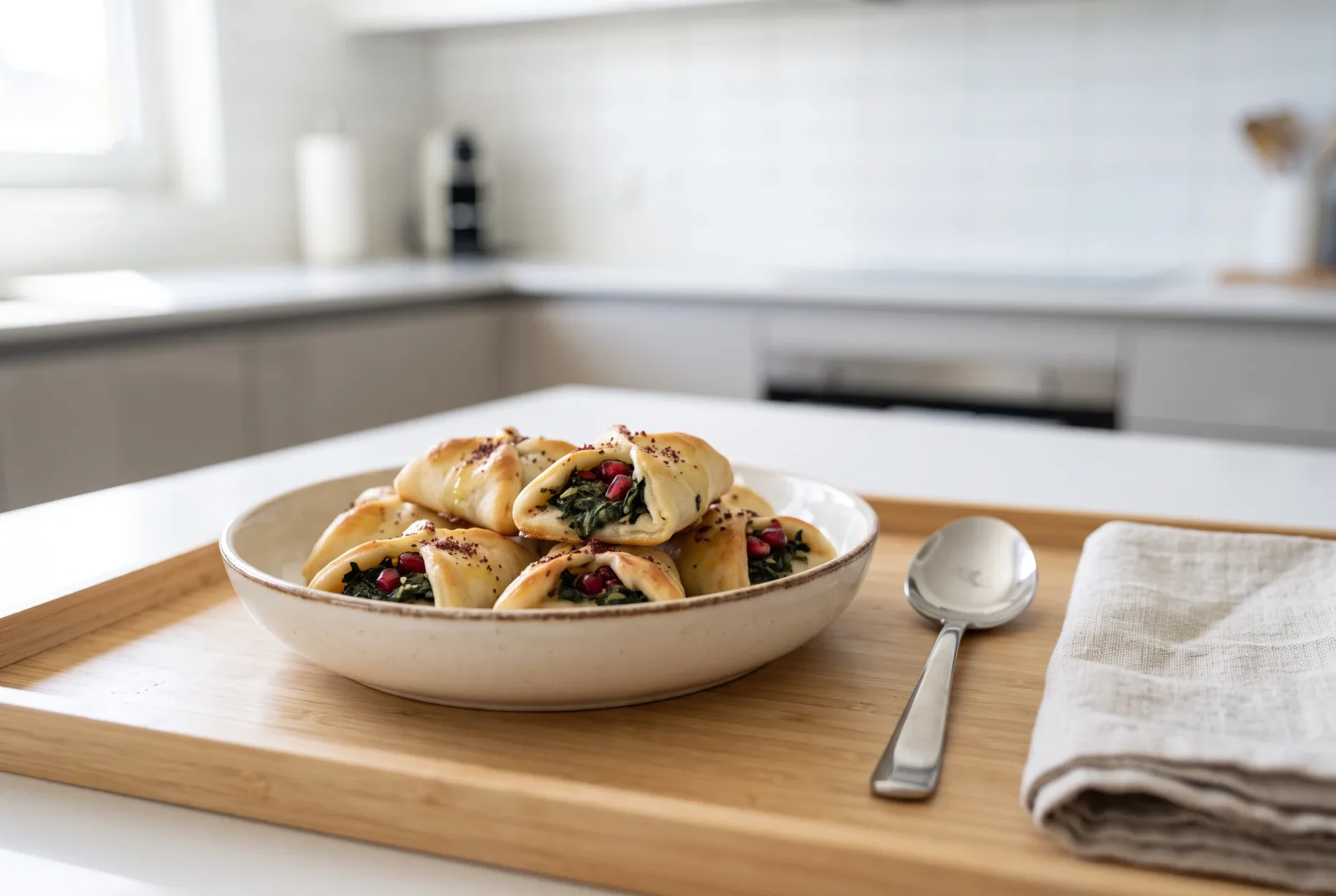 Mini Fatayer | Lebanese Spinach-Filled Triangles
