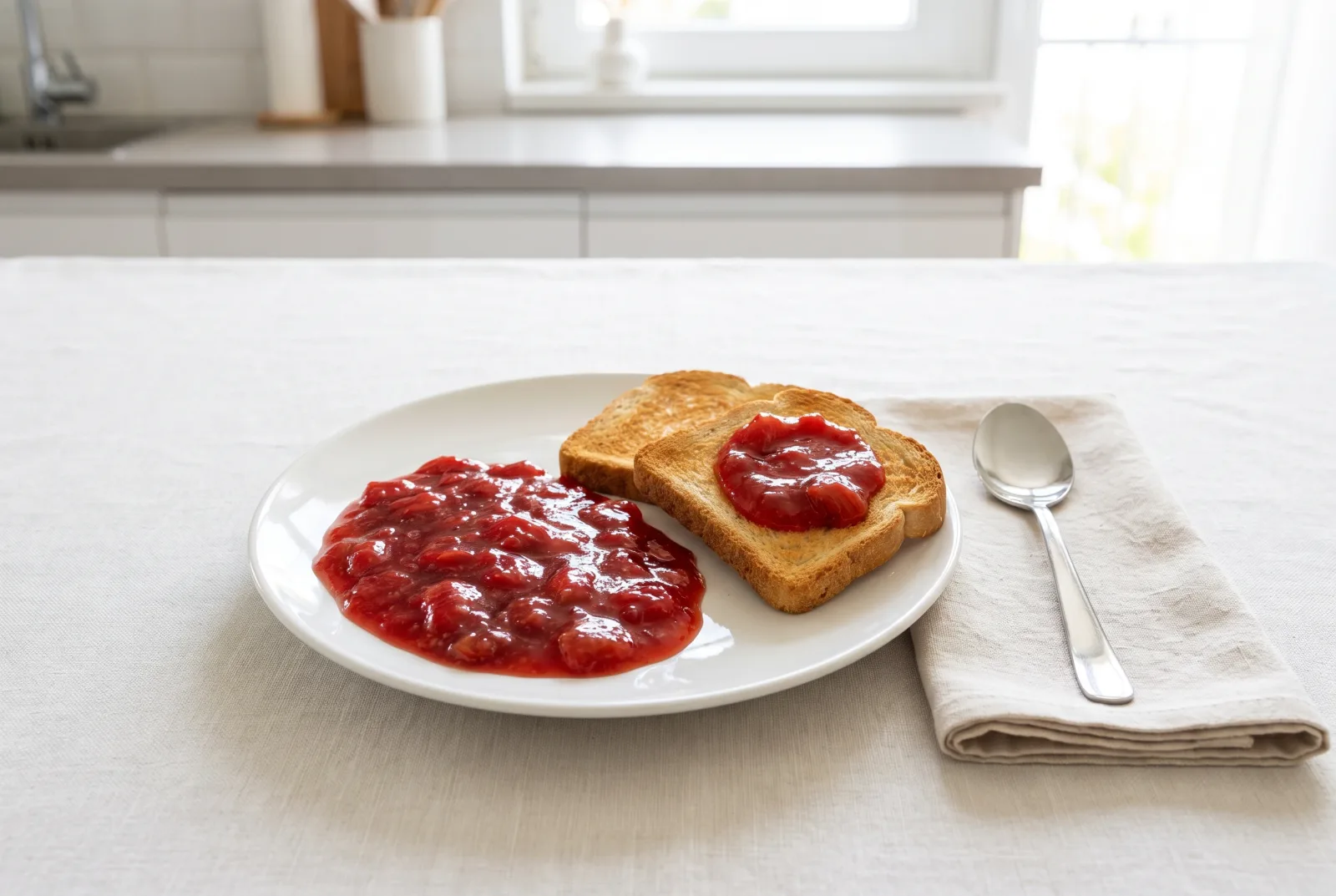 Rhubarb Preserves | English-Style Sugar-Free Air Fryer Jam