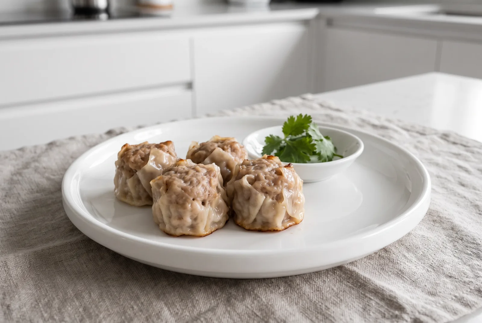Shumai | Japanese Chicken Dumplings with Crisp Air-Fried Bases