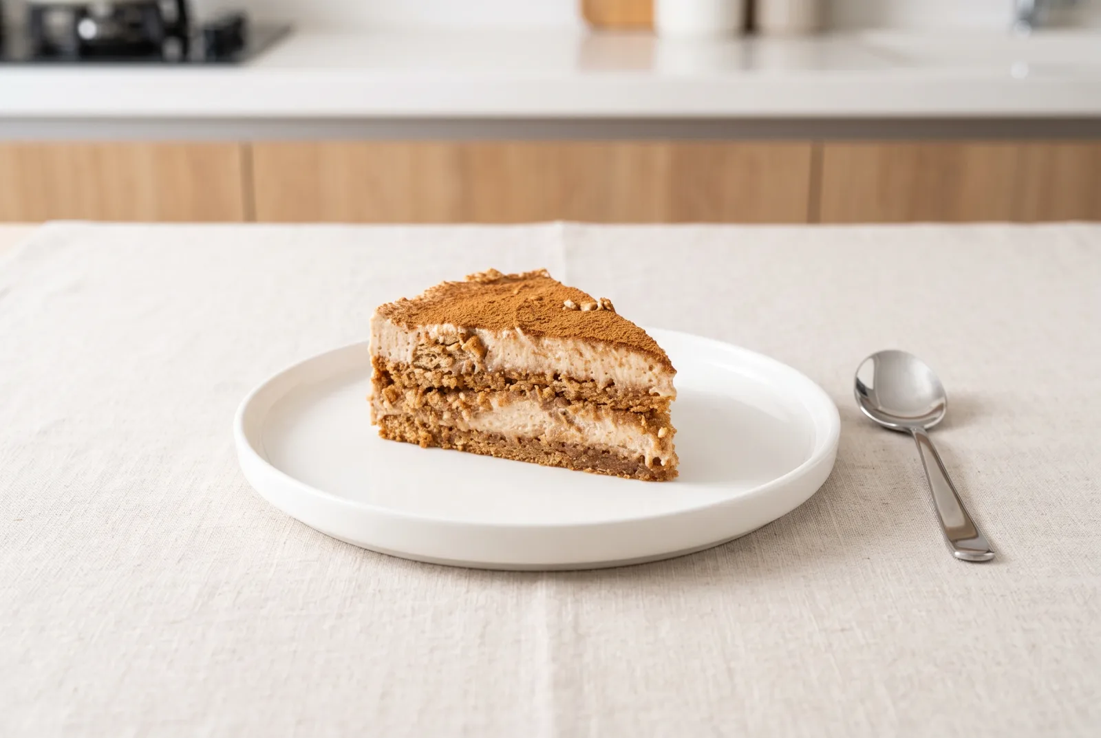 Cinnamon Refrigerator Cake | Layered Cream and Cookie Cake