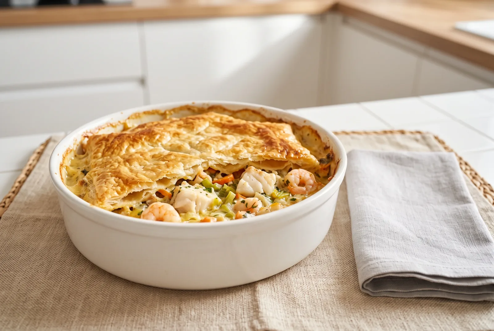 New Zealand-Style Creamy White Fish Pie