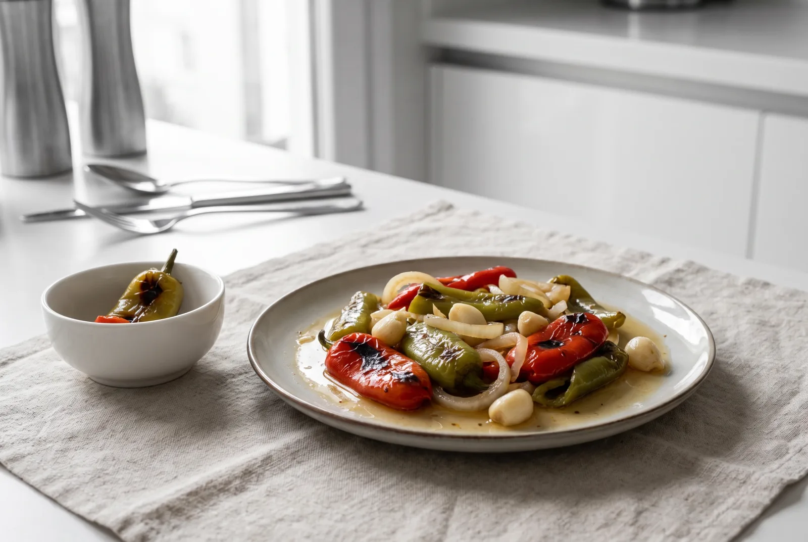 Brazilian Onion and Bell Pepper Quick Pickle | A Tangy Side for Churrasco