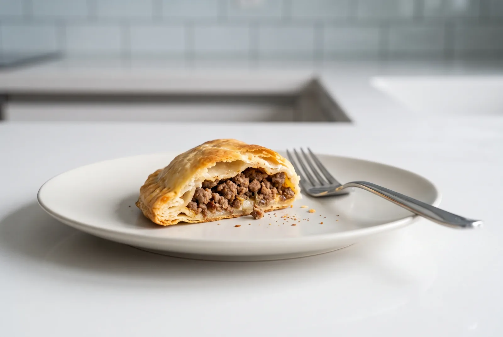 Meat Sambousek | Saudi Fried Pastries with Spiced Ground Beef