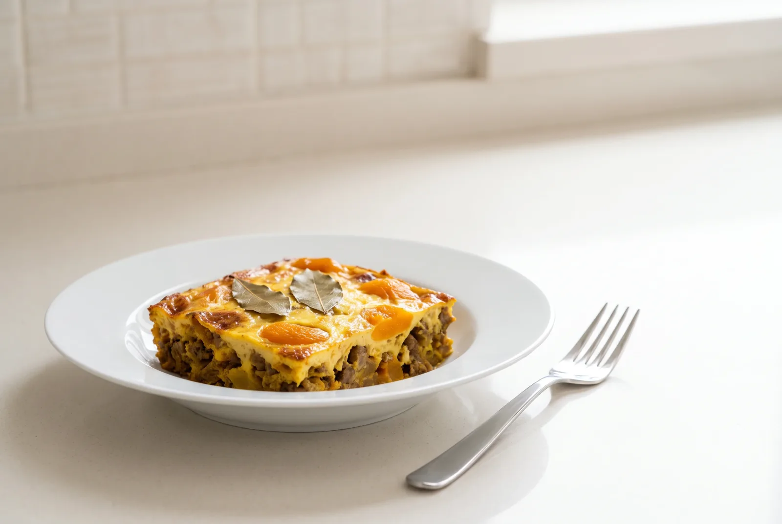 South African Bobotie | Baked Curry Beef Casserole with Apricots