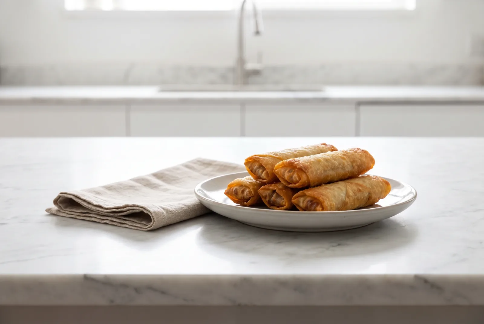 Harumaki | Japanese Air Fryer Shrimp and Vegetable Spring Rolls