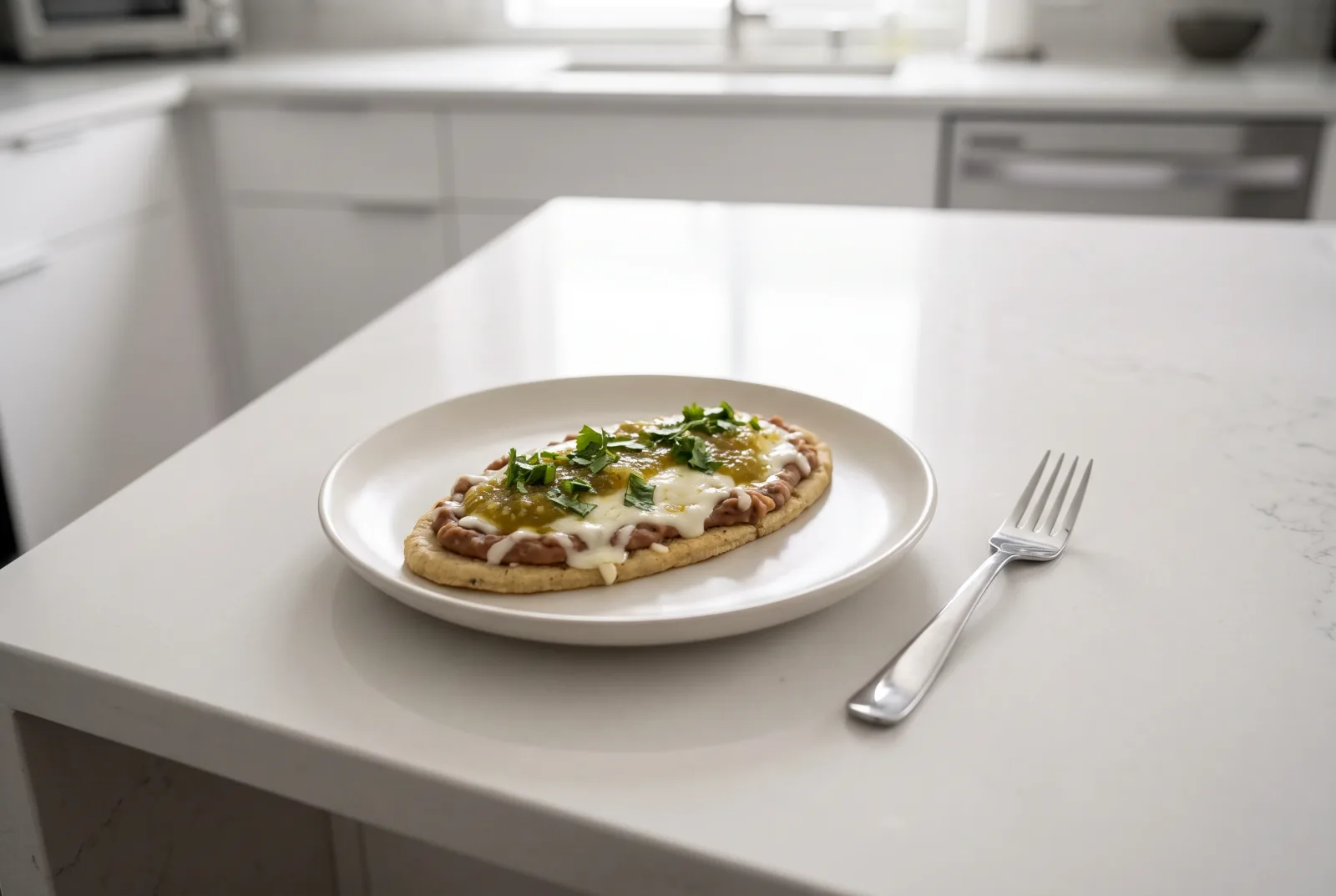 Huarache | Mexican Masa Harina and Bean Topped Flatbread