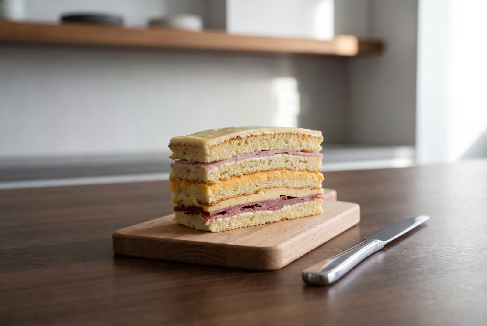 Layered Sandwich Cake | No-Bake Party Cake with Whole-Grain Bread