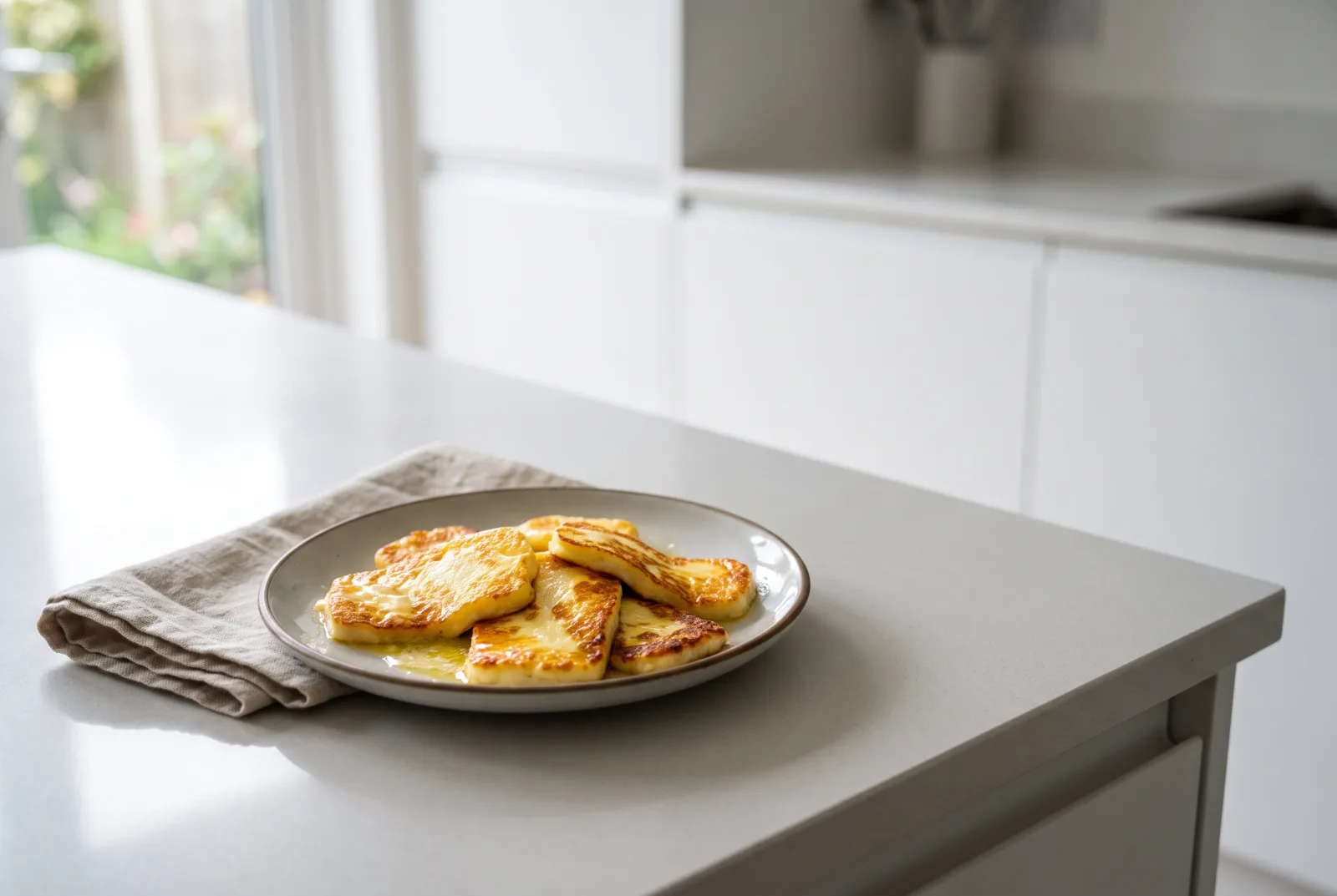 Fried Sulguni | Georgian-Style Pan-Fried Cheese